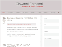 Tablet Screenshot of carosotti.it